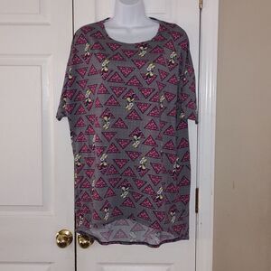 LuLaRoe Disney Irma Minnie Mouse Tunic   Sz S